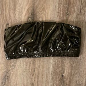 GOOD AMERICAN Patent Leather Bandeau